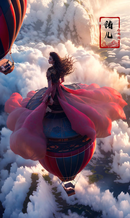 606247209521968597-2764761658-A hot-air balloon drifts above an abandoned theme park, the pilot capturing haunting photos of overgrown roller coasters and flo.jpg